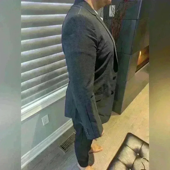 Dolce & Gabbana Tailored Fit WoolSilk Cotton Mix Navy Blazer - size 40R US BNWT - Picture 2 of 10